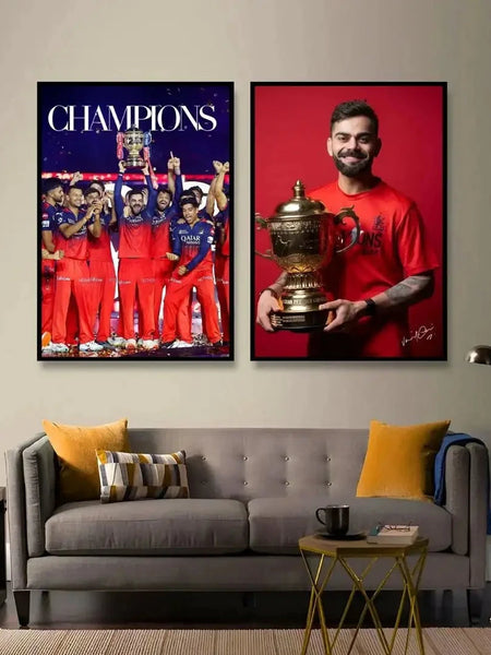 RCB WPL Champions Poster /Set of 2