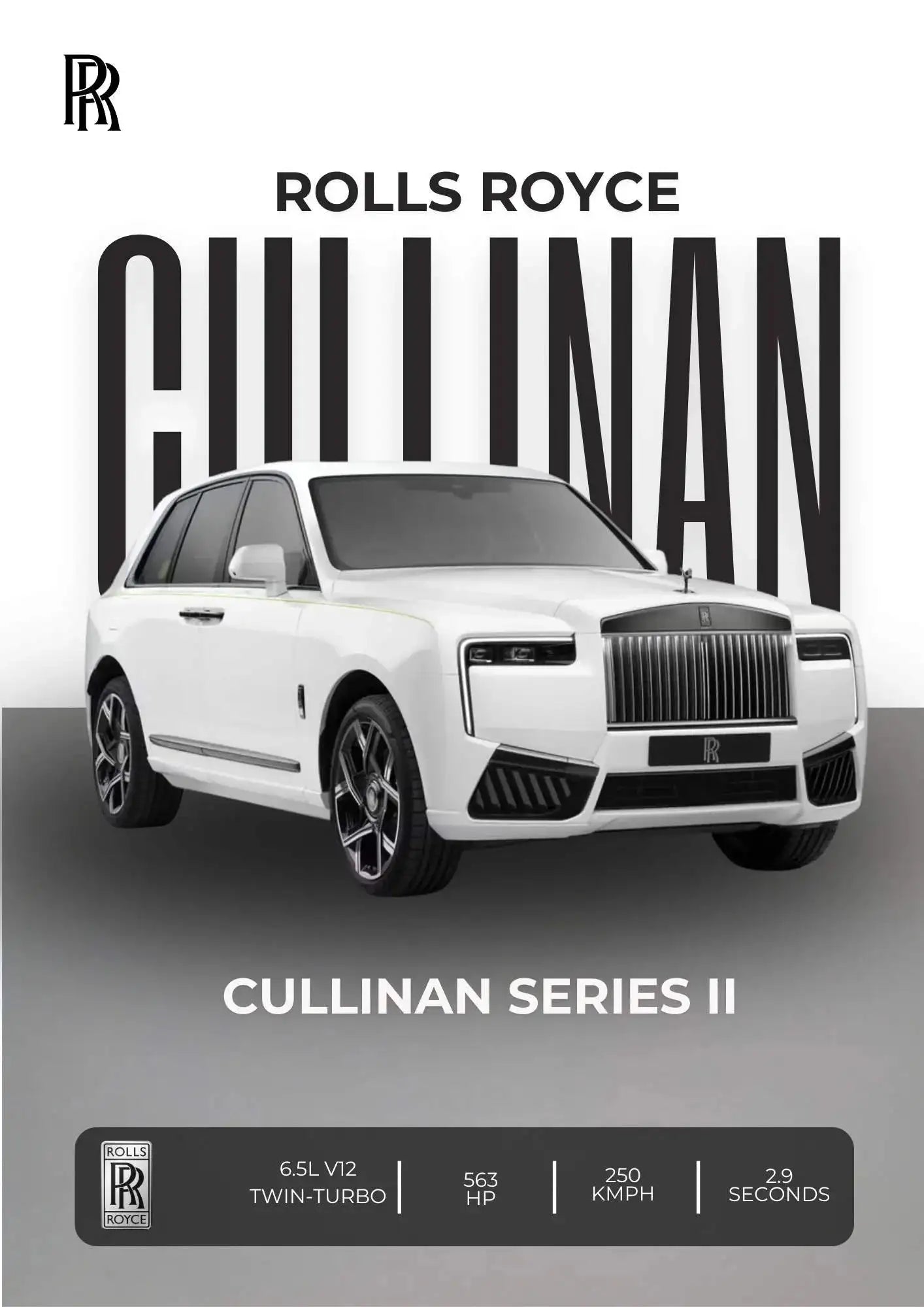 Rolls-Royce Cullinan Series II Luxury SUV Spec Poste