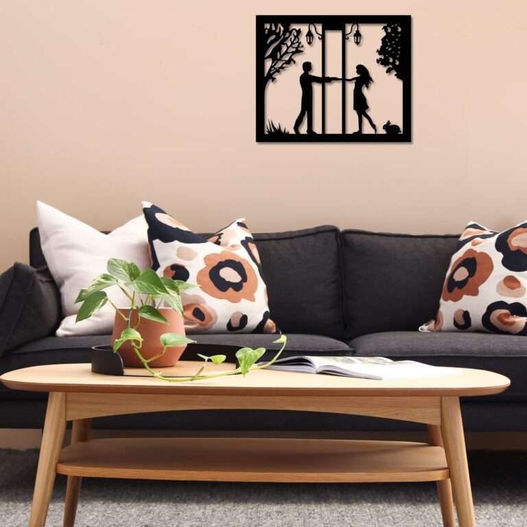 Romantic Couple Holding Hands Wall Art