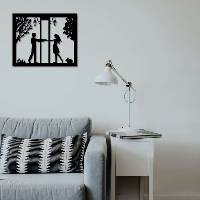 Romantic Couple Holding Hands Wall Art