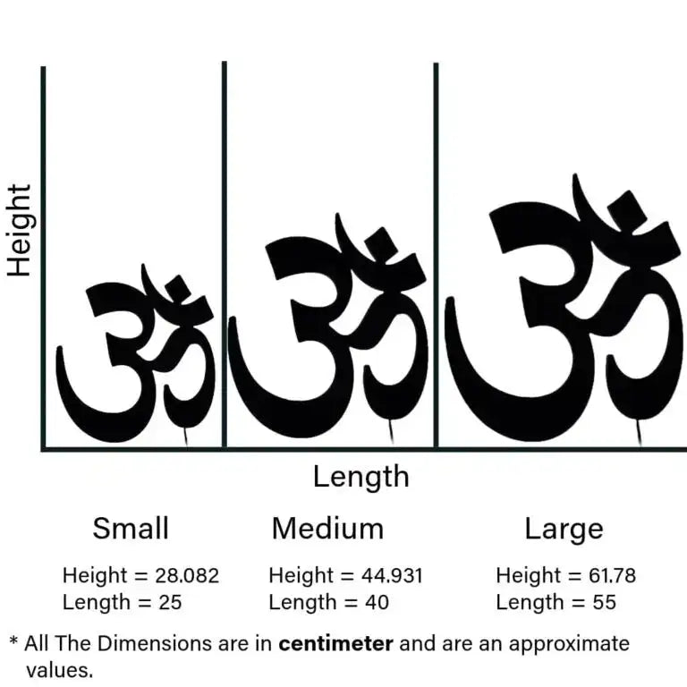 Sacred Om/Aum Symbol Minimalist Wall Art