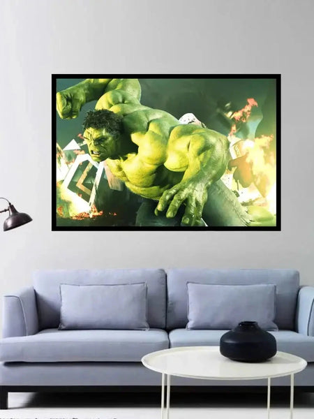 The Incredible Hulk Smash Action Poster