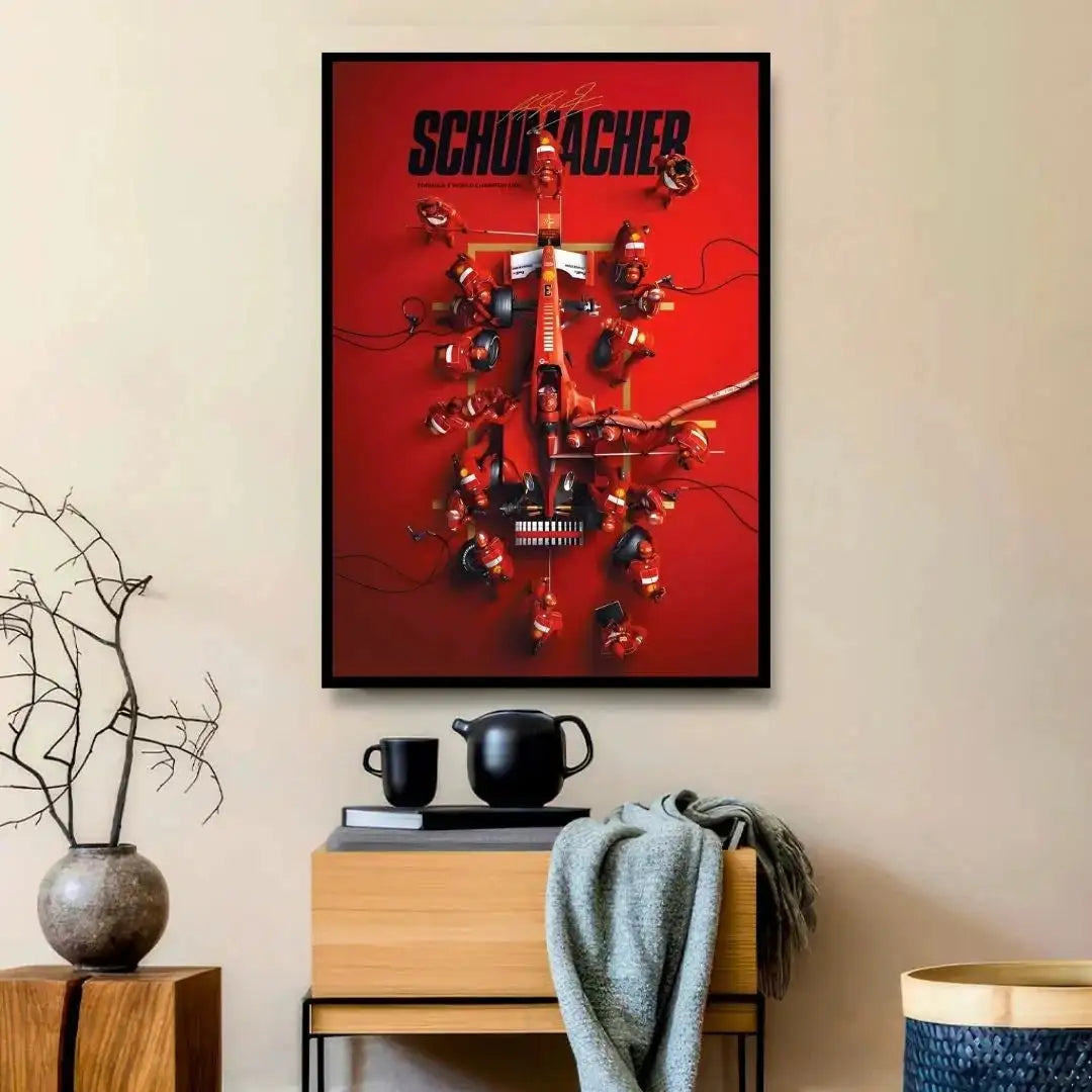 The Red Baron: Michael Schumacher Legacy Wall Art