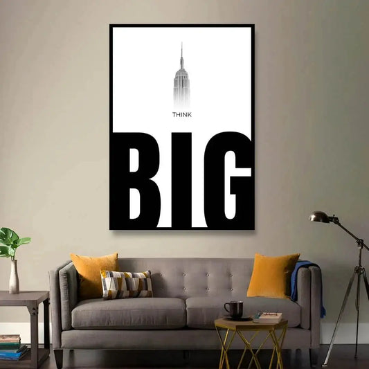 "THINK BIG" Motivational Art Print