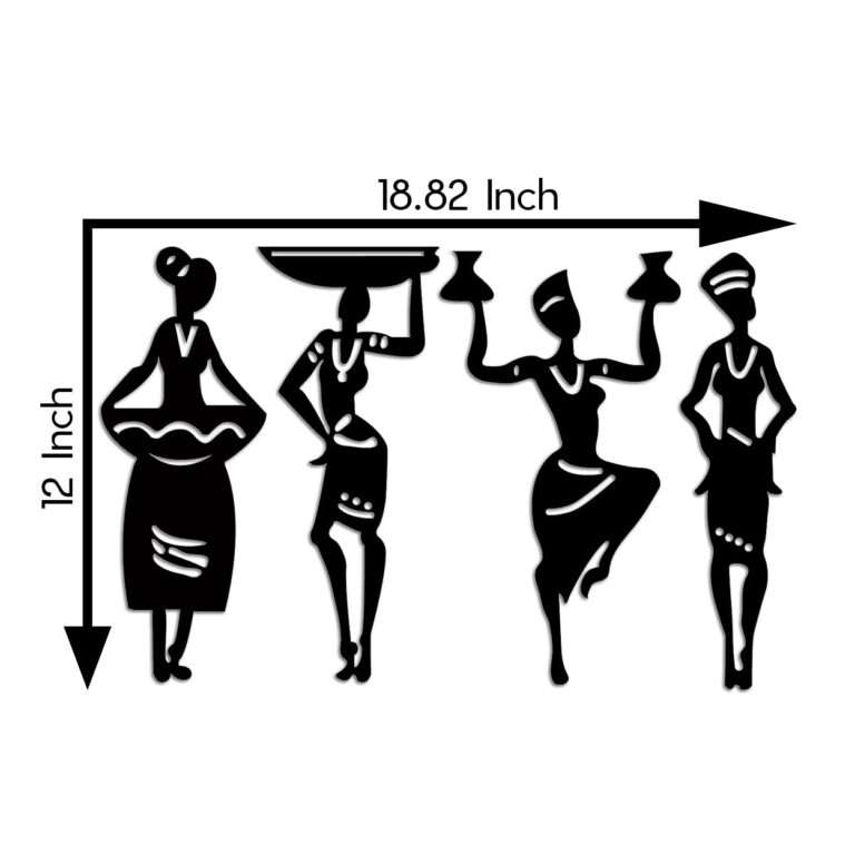 Tribal Women Figurines Wall Art -  - Jolly Gifts And Arts