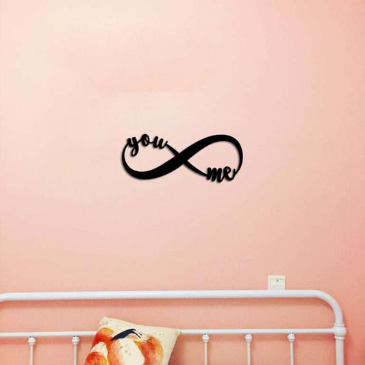 "You & Me" Infinity Symbol Wall Art -  - Jolly Gifts And Arts